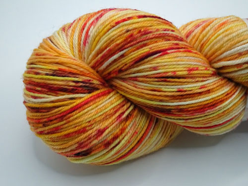 Autumn Speckles SW Fine Merino/Nylon Sock Yarn-