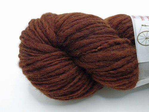 Red Brown Handspun Yarn-