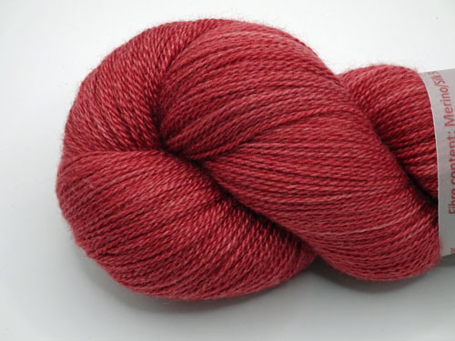 Garnet Merino/Silk Laceweight Yarn-