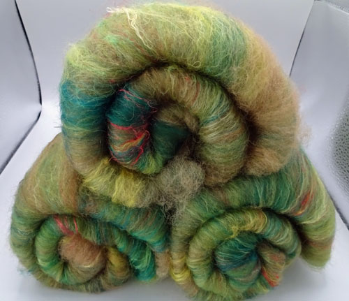 Green Swirl Batts-