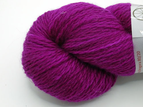 Magenta Merino/Angora 80/20 Light 10ply-