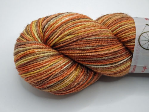 Outback Ochre Superwash Merino/Bamboo/Silk Sock Yarn-