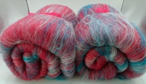 Plum and Teal Batts-