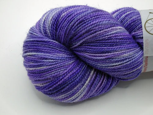 Purplicous SW Merino/Nylon/Stellina Sock Yarn-