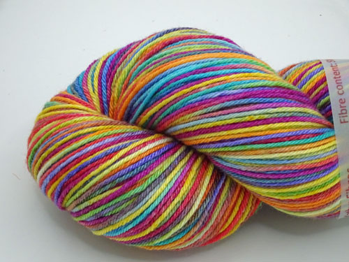 Stained Glass Superwash Merino/Bamboo/Silk Sock Yarn-