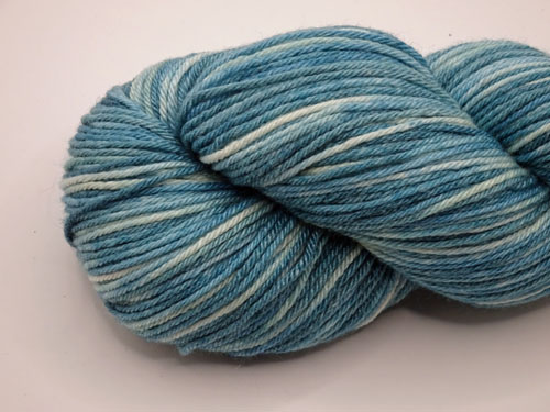 Terrific Teal Superwash Merino/Bamboo/Silk Sock Yarn-